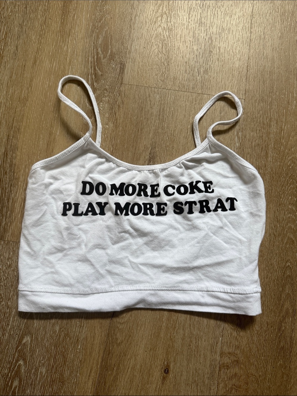 Billy strings do more coke white crop top size small BMFS